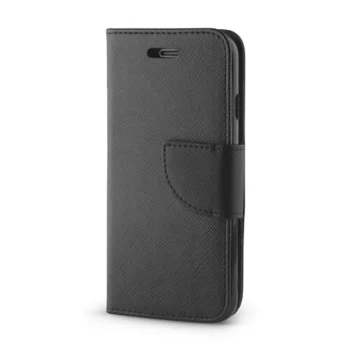 Samsung Galaxy A54 (SM-A546) Fancy TPU Book Case Cover Stand, Black