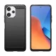 Lankstus dėklas telefonui Xiaomi Redmi 12 Carbon Case, juodas