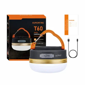 Camping Lamp Superfire T60 2.5W 1000mAh