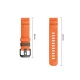 Tech-Protect Motion strap for Garmin Fenix (51 mm), orange