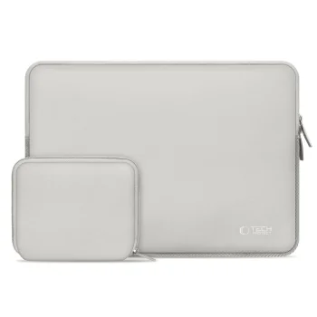 Tech-Protect Neoslim 15-16" nešiojamojo kompiuterio krepšys su dėklu, pilkas