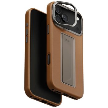 Uniq Heldro Pro Magclick dėklas iPhone 17 Pro Max telefonui, karamelinis