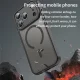 Dėklas iPhone 18 Pro Max / 17 Pro Max su magnetu, atsparus smūgiams, matinis, juodas