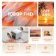 Yaber L2s LCD FullHD 1080p multimedijos projektorius su JBL garsiakalbiais, baltas