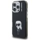 Karl Lagerfeld IML Aquarelle Karl & Logo MagSafe dėklas iPhone 16 Pro Max, juodas