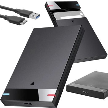 2.5 Inch Hard Drive Enclosure USB 3.0 to SATA Adapter Case for SSD HDD
