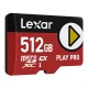 Atminties kortelė Lexar PLAY Pro microSD Express 7.1 512GB