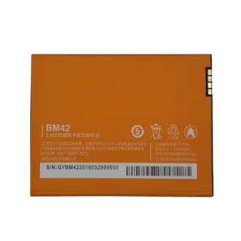 Baterija Xiaomi Redmi Note telefonui (BM42), 3200 mAh