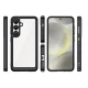 Outer Space Case dėklas su geliniu rėmeliu Samsung Galaxy S25 juodas