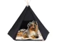 Tipi tent house and bed for dogs and cats