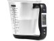 Electronic Kitchen Scale Measuring Cup with LCD Display, 1kg/1g, Black