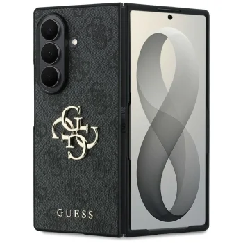 Guess Big 4G Logo dėklas Samsung Galaxy Z Fold 8 Ultra, juodas