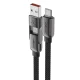 Acefast C13-05 USB-C į USB-A / USB-C laidas 3A 0.2m, juodas