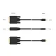 Orico XD-MDTD Mini DisplayPort į DVI vaizdo laidas 2 m, juodas