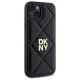 DKNY Quilted Stack Logo dėklas, skirtas iPhone 15 Plus, juodas