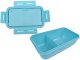 Lunch Box with Compartments and Cutlery, 1L, Blue