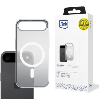 3mk Frosty MagCase dėklas iPhone 17 Air telefonui, baltas