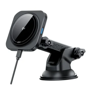 ESR Halolock Magnetic MagSafe Qi2 15W Car Holder - Black