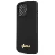 Guess Silicone Script dėklas, skirtas iPhone 13 Pro Max, juodas