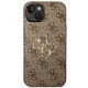 Guess 4G Big Metal Logo dėklas, skirtas iPhone 14/15/13 - Rudas