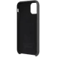 Audi Silicone Case dėklas telefonui iPhone 12 ir 12 Pro 6.1\", juodas