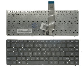 Asus K45, A85V, R400, N45 nešiojamojo kompiuterio klaviatūra, juoda