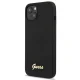 Guess Silicone Script MagSafe dėklas skirtas iPhone 13 6.1\", juodas