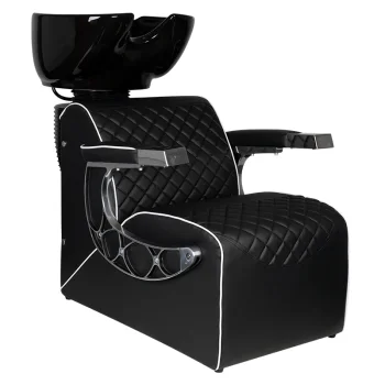 Gabbiano Simone Barber Backwash Unit, Black