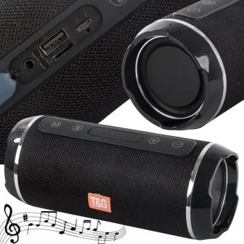 Belaidė „Bluetooth“ garso kolonėlė su FM radiju ir USB, 10W, juoda
