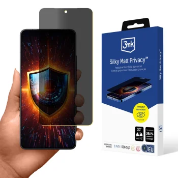 3mk Silky Matt Privacy apsauginis stiklas Xiaomi Poco F7 Pro / F7 Ultra