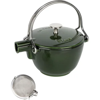 Ketinis arbatinukas Staub 1,15 l, apvalus, žalias