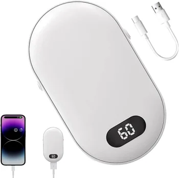Portable Electric Hand Warmer DA307, White