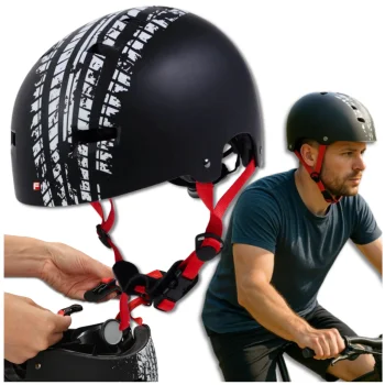 Apsauginis šalmas Fischer BMX Track L/XL (58-61 cm), juodas