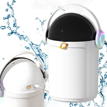 Air Humidifier and Aroma Diffuser with 2 Nozzles and RGB LED, USB, 2L, White