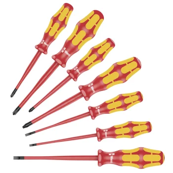 Wera 160 iSS/7 Kraftform Plus Series 100 izoliuotų atsuktuvų rinkinys, 7 vnt.