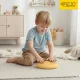 4FIZJO SensoKID vaikiškas sensorinis pusiausvyros diskas, 18,5 cm, geltonas