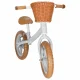 Balansinis dviratukas Trike Fix Balance su krepšeliu, rudas