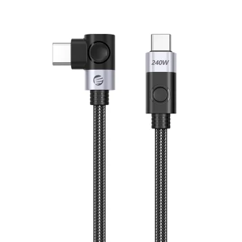 Orico CW240 Angled USB-C to USB-C Cable PD 240W 1.5m - Black