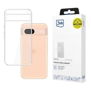 3mk Armor Case dėklas telefonui Google Pixel 8A 5G, skaidrus