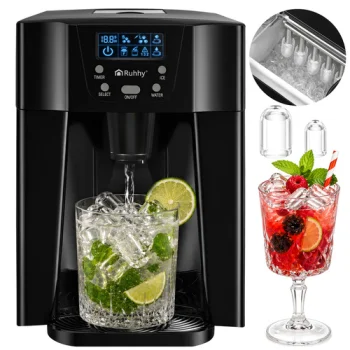 Ruhhy 00027306 ledo gaminimo aparatas 3L, 12kg/24h, juodas