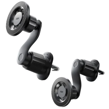 ESR OmniLock MagSafe magnetinis automobilinis telefono laikiklis, juodas
