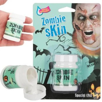 Helovino grimo bazė randams ir žaizdoms Zombie Skin, balta, 28 ml
