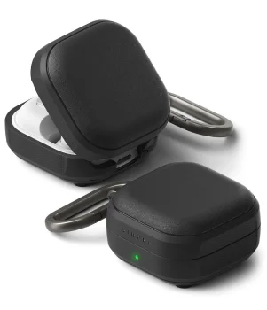 Ausinių dėklas Ringke Onyx Magnetic, skirtas Samsung Galaxy Buds 4 / 4 Pro, juodas