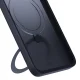 3MK Smoke Case Mag&Stand dėklas Samsung Galaxy S25+, juodas