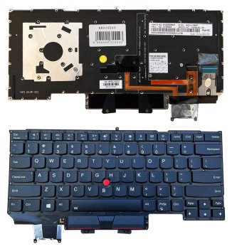 Extra Digital Lenovo ThinkPad X1 Carbon Gen 5 / Gen 6 klaviatūra su apšvietimu, US