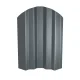 Profiliuotas metalinis tvoros statinis ESTETIC RAL 7016 PSx2, 115 mm