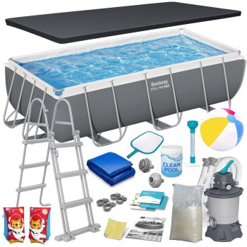 Bestway 56442 karkasinis baseinas 404x201x100 cm su siurbliu ir priedais
