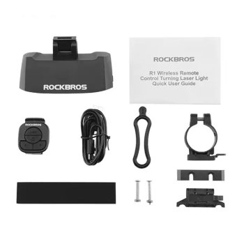 Smart Bike Taillight Rockbros LKWD-R1 with Laser & Turn Signals