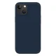 Uniq Lino silikoninis dėklas, skirtas iPhone 14 Plus / 15 Plus, mėlynas