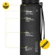 4FIZJO Sports Water Bottle 650 ml, Black